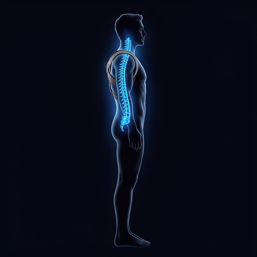Aligned posture with VertaFlex corrector